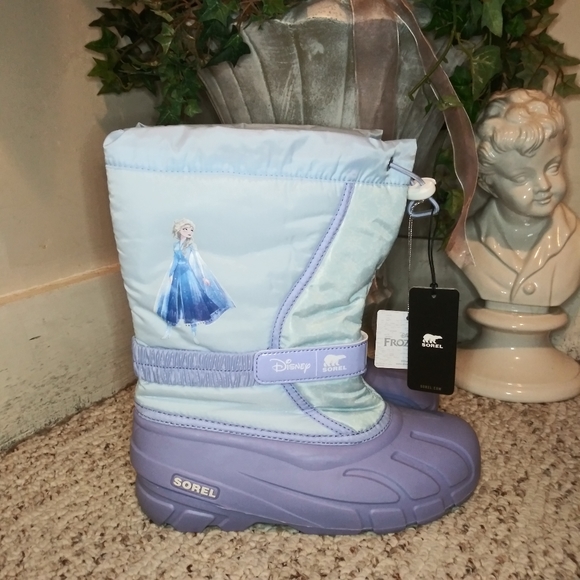 Sorel x Disney Frozen 2 Elsa Flurry Winter Boot Youth Size 7/Ladies Size 8-8 1/2 - Picture 3 of 16